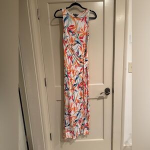 Blue and oranges Tommy Bahama maxi dress